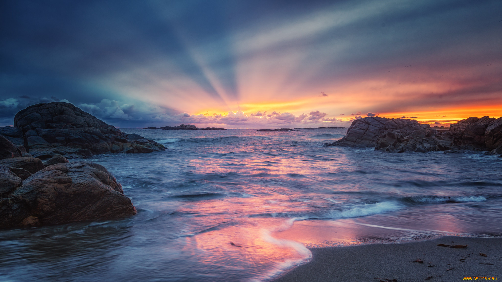 природа, восходы, закаты, простор