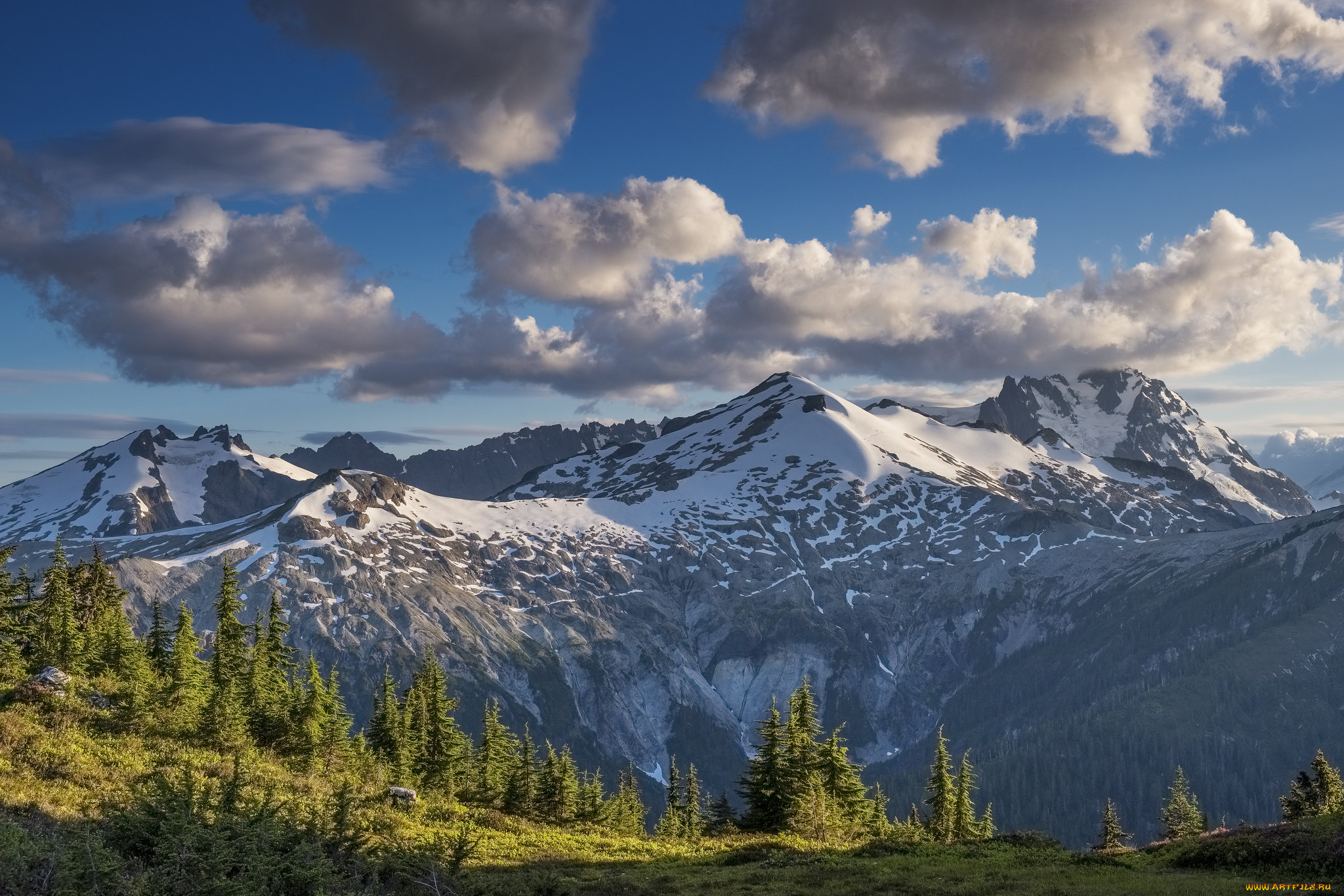 природа, горы, простор