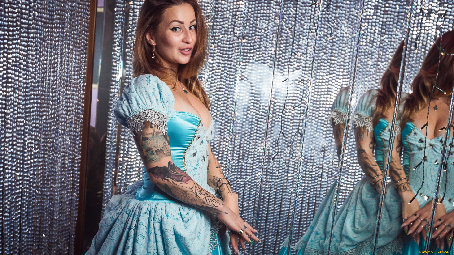 девушки, -, блондинки, , светловолосые, golden, girls, ночной, клуб, модель