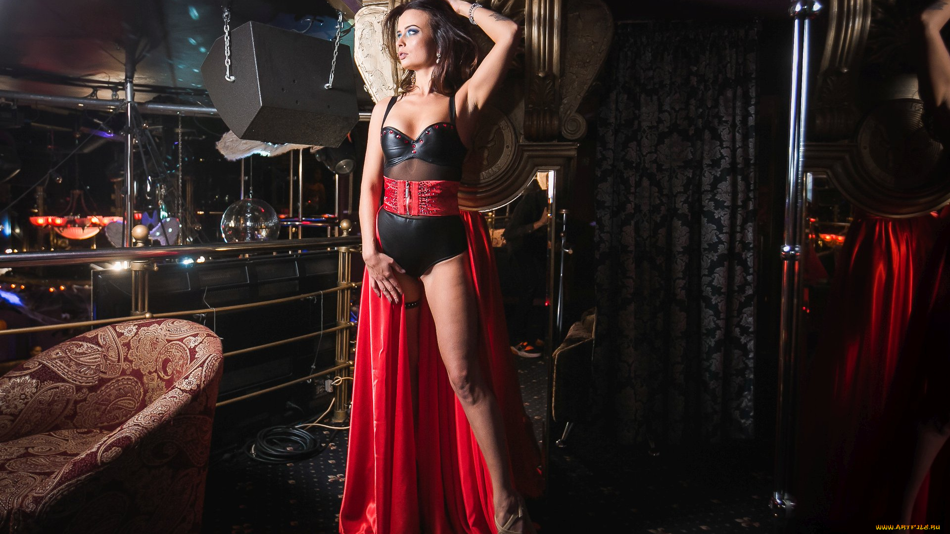 девушки, -, брюнетки, , шатенки, golden, girls, ночной, клуб, модель