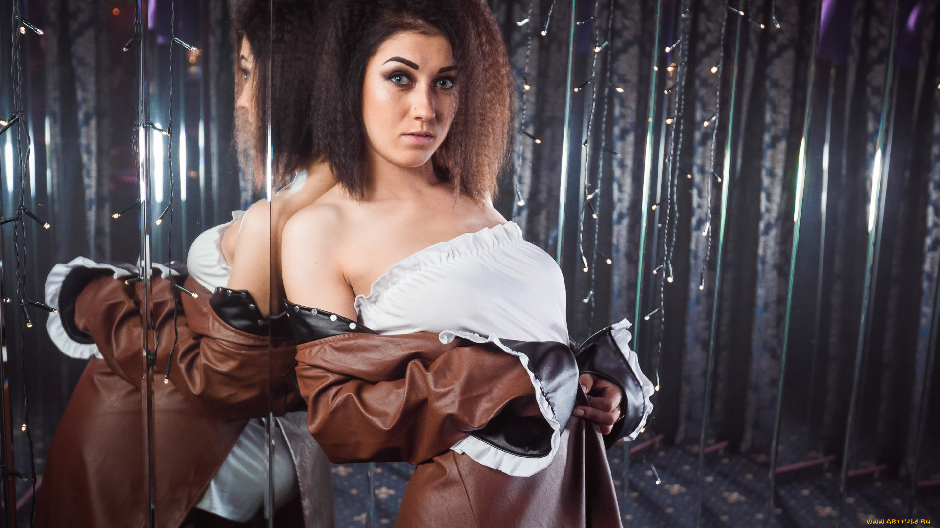 девушки, -, брюнетки, , шатенки, golden, girls, ночной, клуб, модель