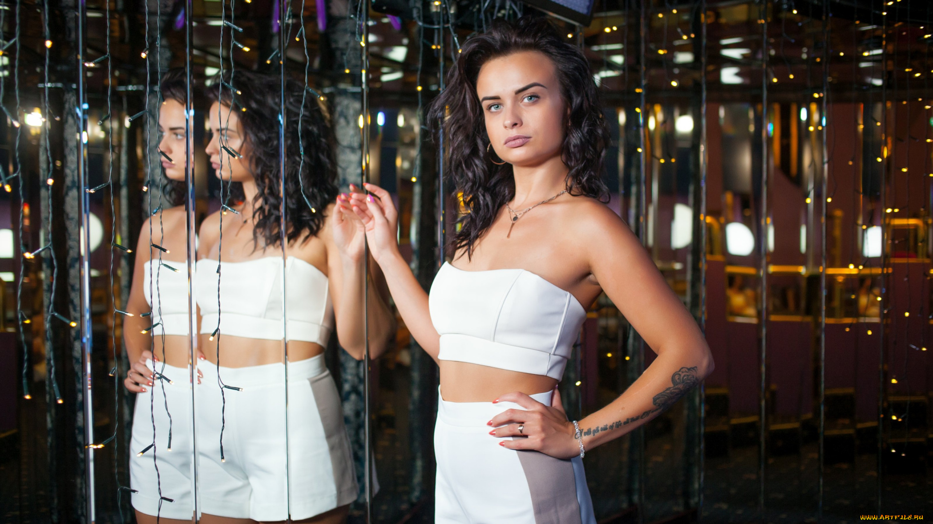 девушки, -, брюнетки, , шатенки, golden, girls, ночной, клуб, модель