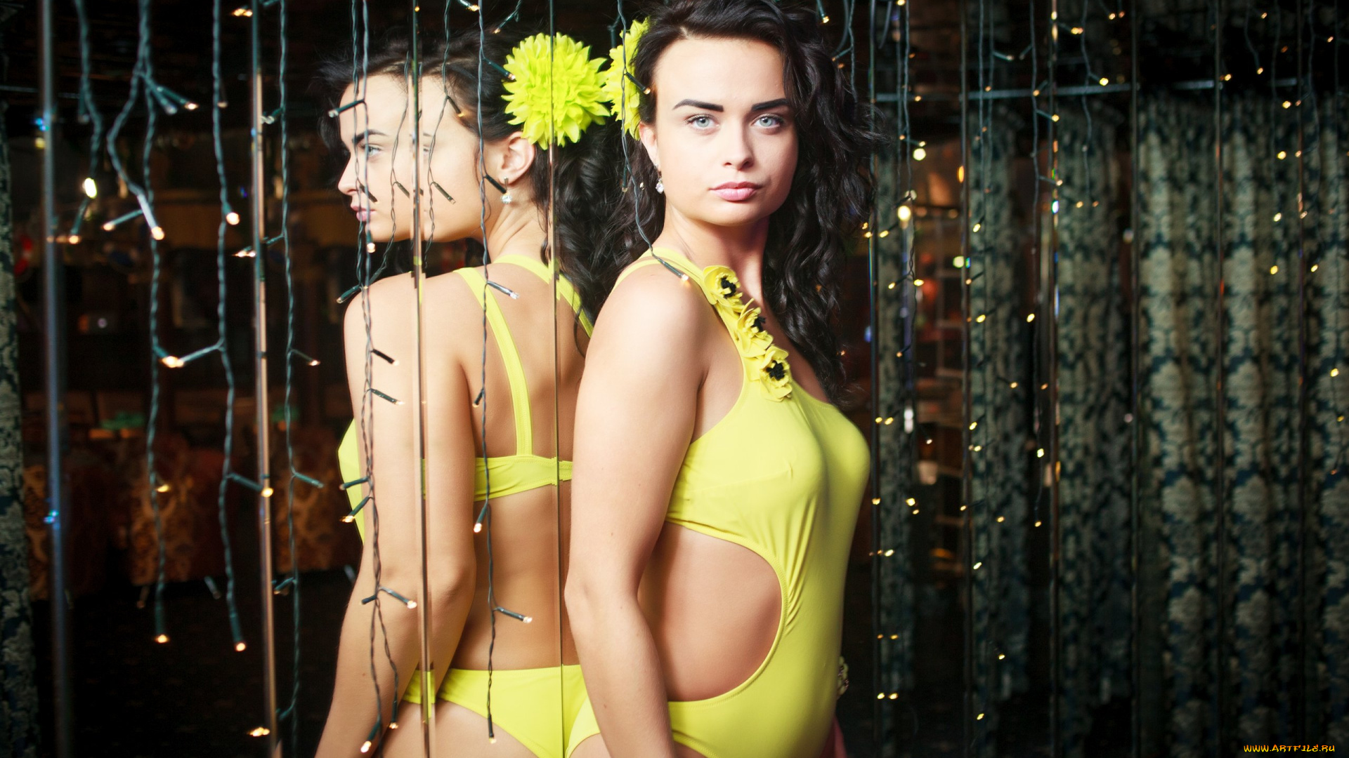 девушки, -, брюнетки, , шатенки, golden, girls, ночной, клуб, модель