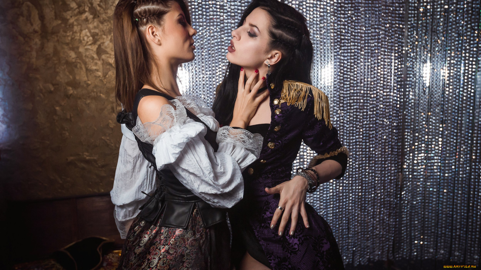 девушки, -, группа, девушек, golden, girls, ночной, клуб, модель