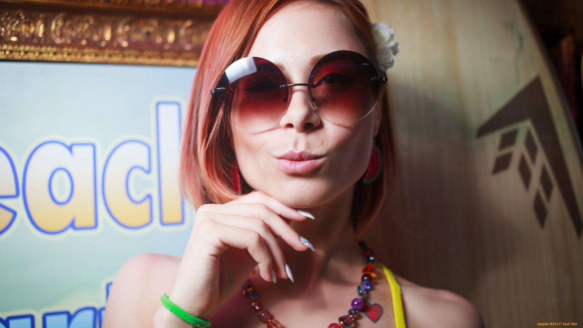 девушки, -, лица, , портреты, golden, girls, ночной, клуб, модель