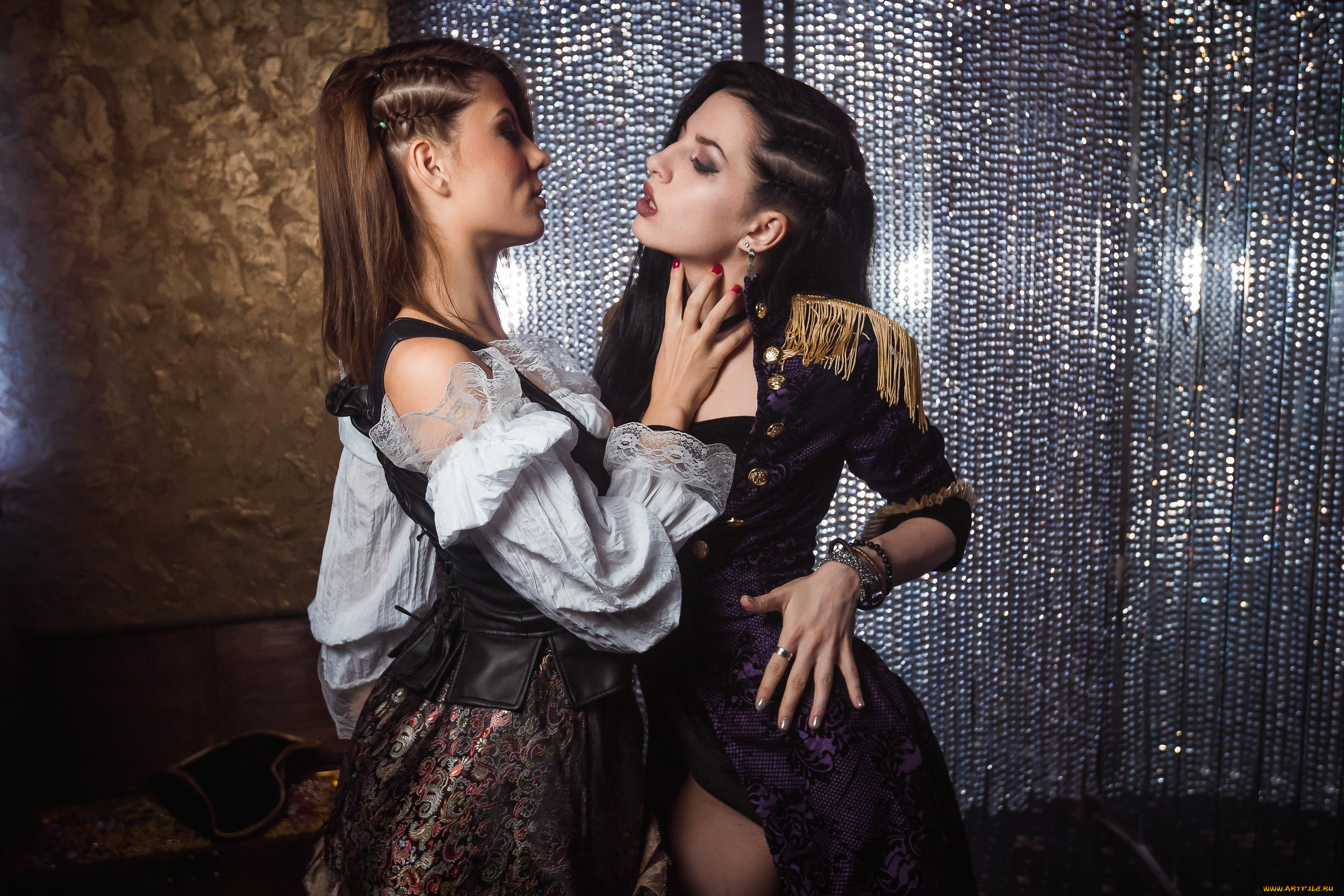 девушки, -, группа, девушек, golden, girls, ночной, клуб, модель