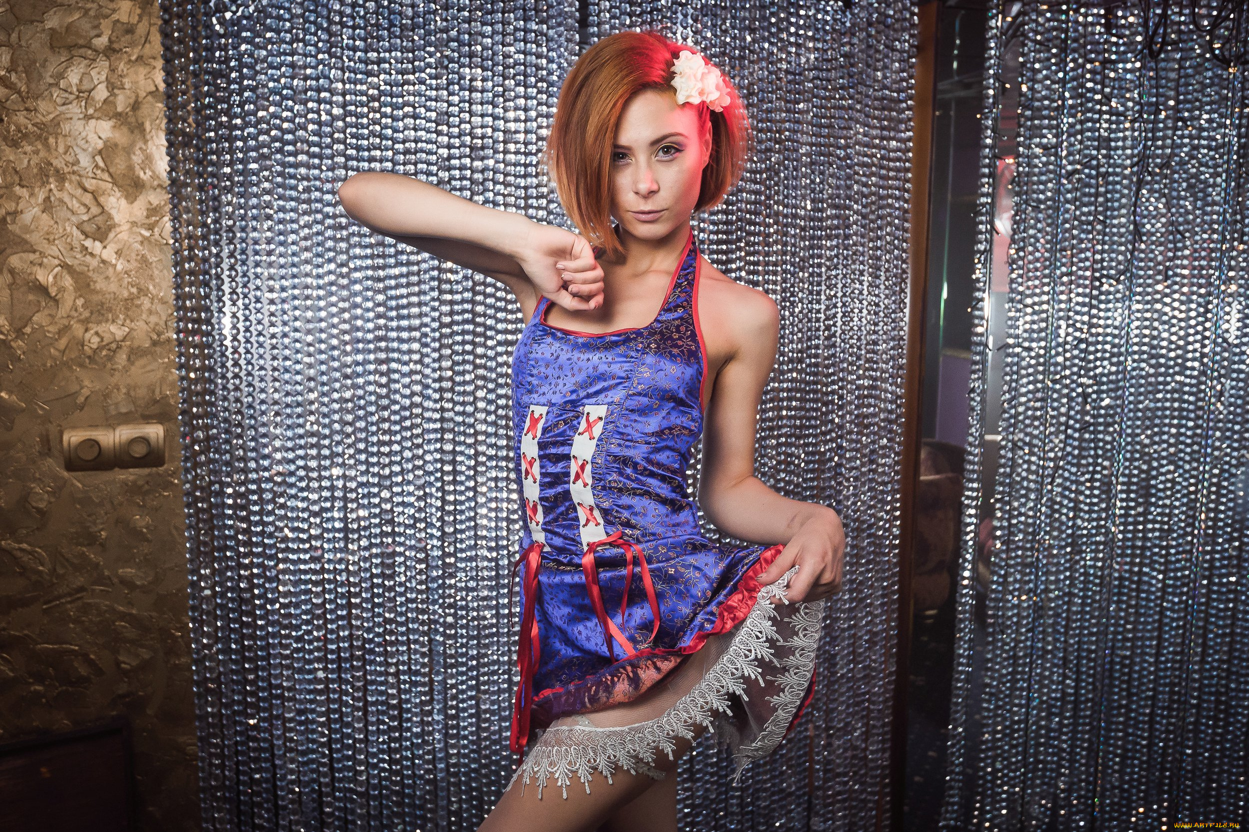 девушки, -, рыжеволосые, и, разноцветные, golden, girls, ночной, клуб, модель