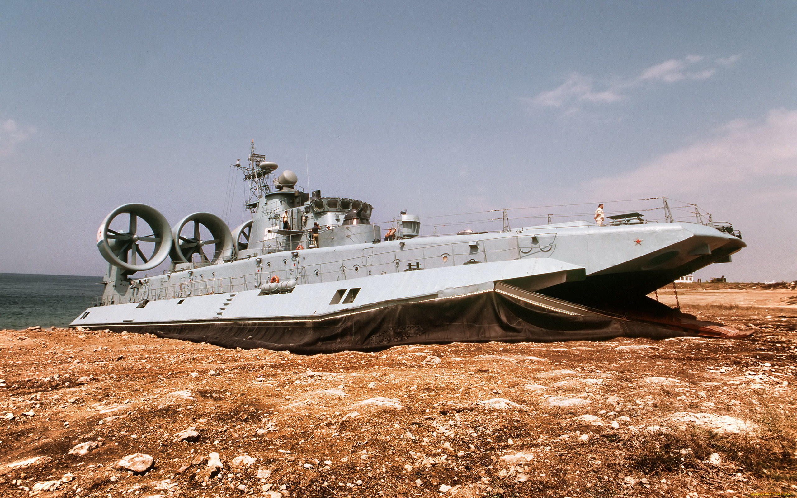 корабли, суда, на, воздушной, подушке, судно, воздушная, подушка, берег