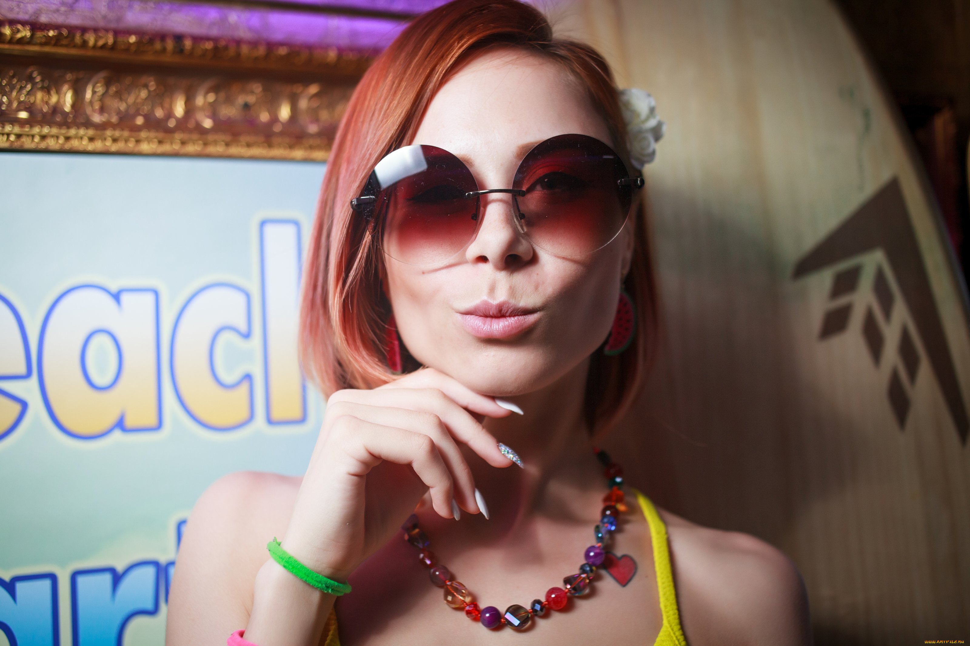 девушки, -, лица, , портреты, golden, girls, ночной, клуб, модель