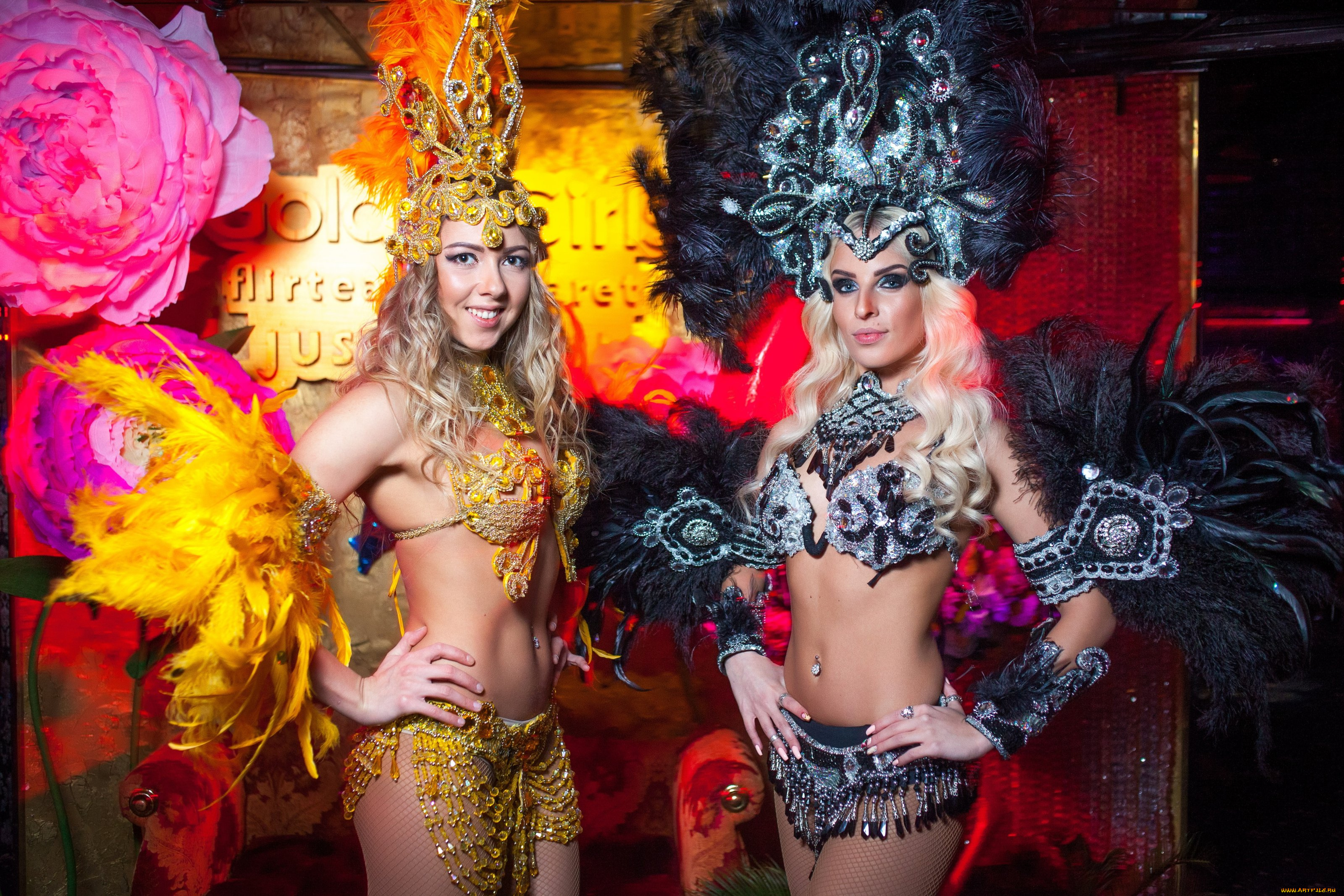 девушки, -, группа, девушек, golden, girls, ночной, клуб, модель