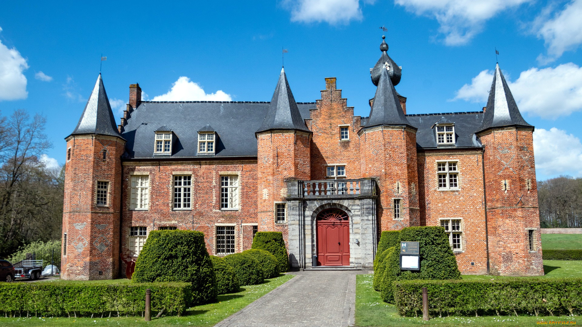 rumbeke, castle, belgium, города, замки, бельгии, rumbeke, castle