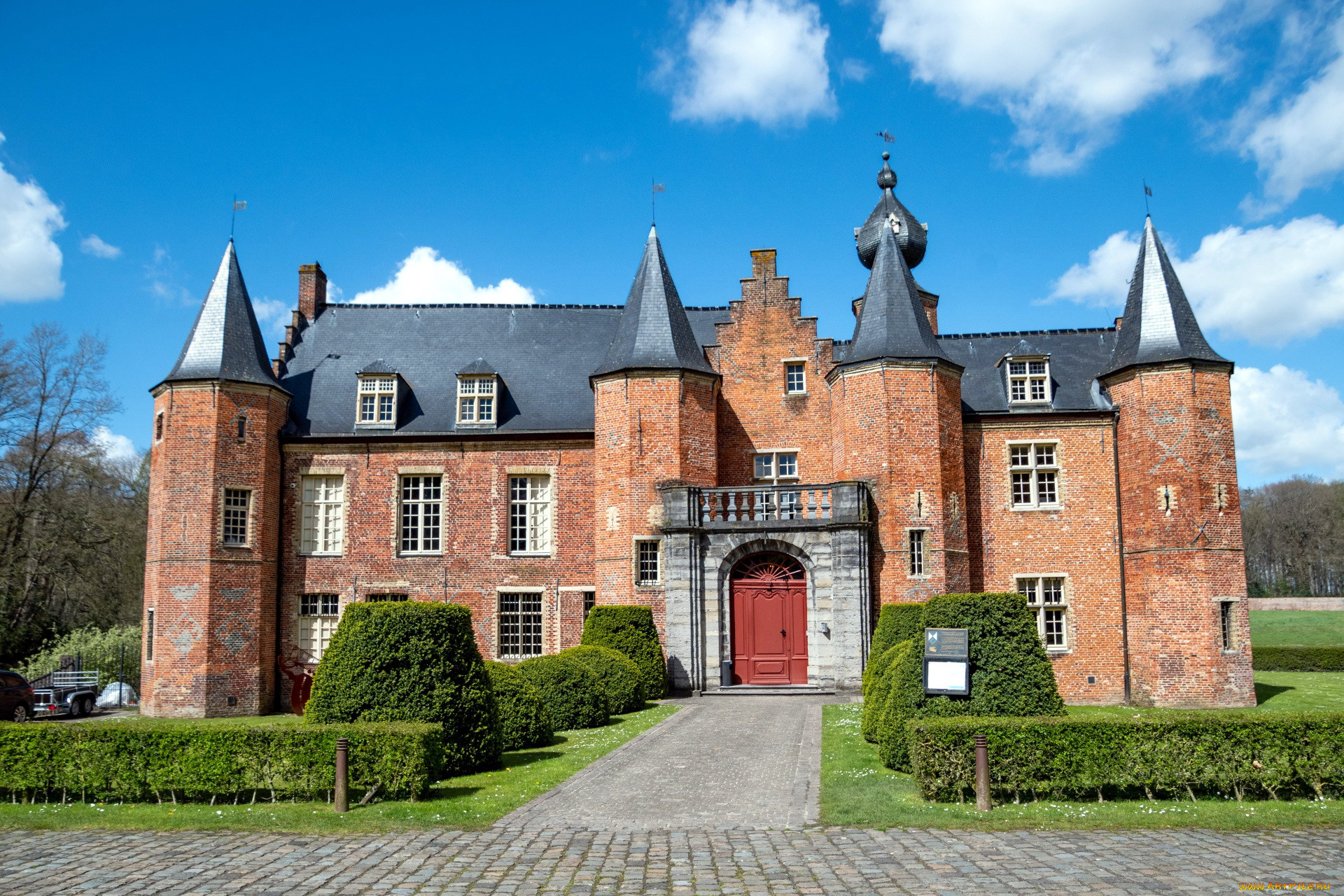 rumbeke, castle, belgium, города, замки, бельгии, rumbeke, castle