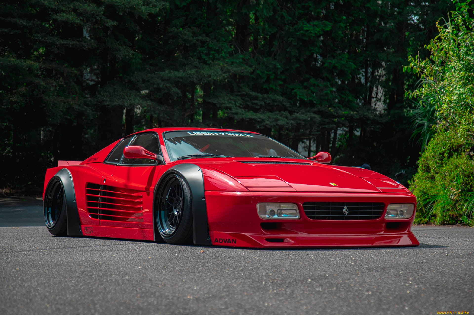 автомобили, ferrari, lbwk