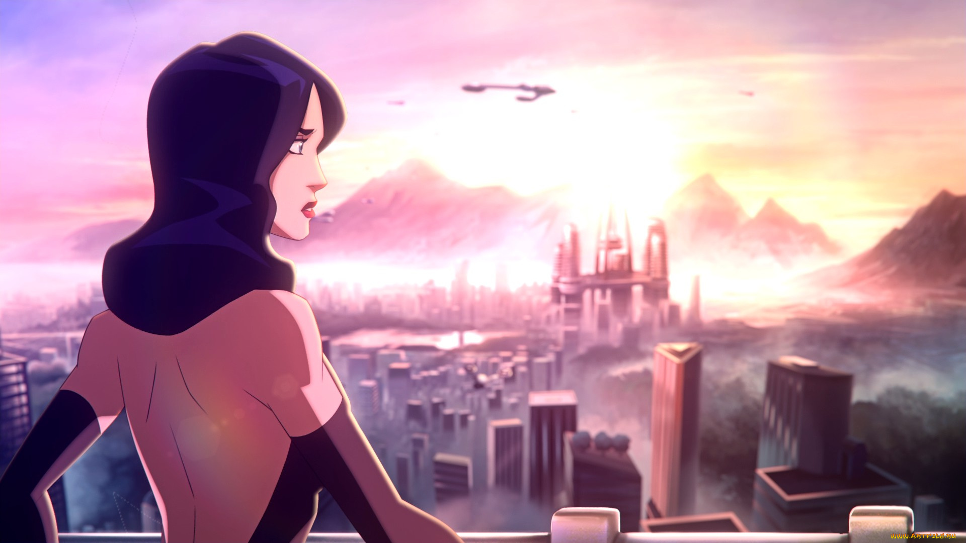 agents, of, mayhem, видео, игры, девушка, город, панорама