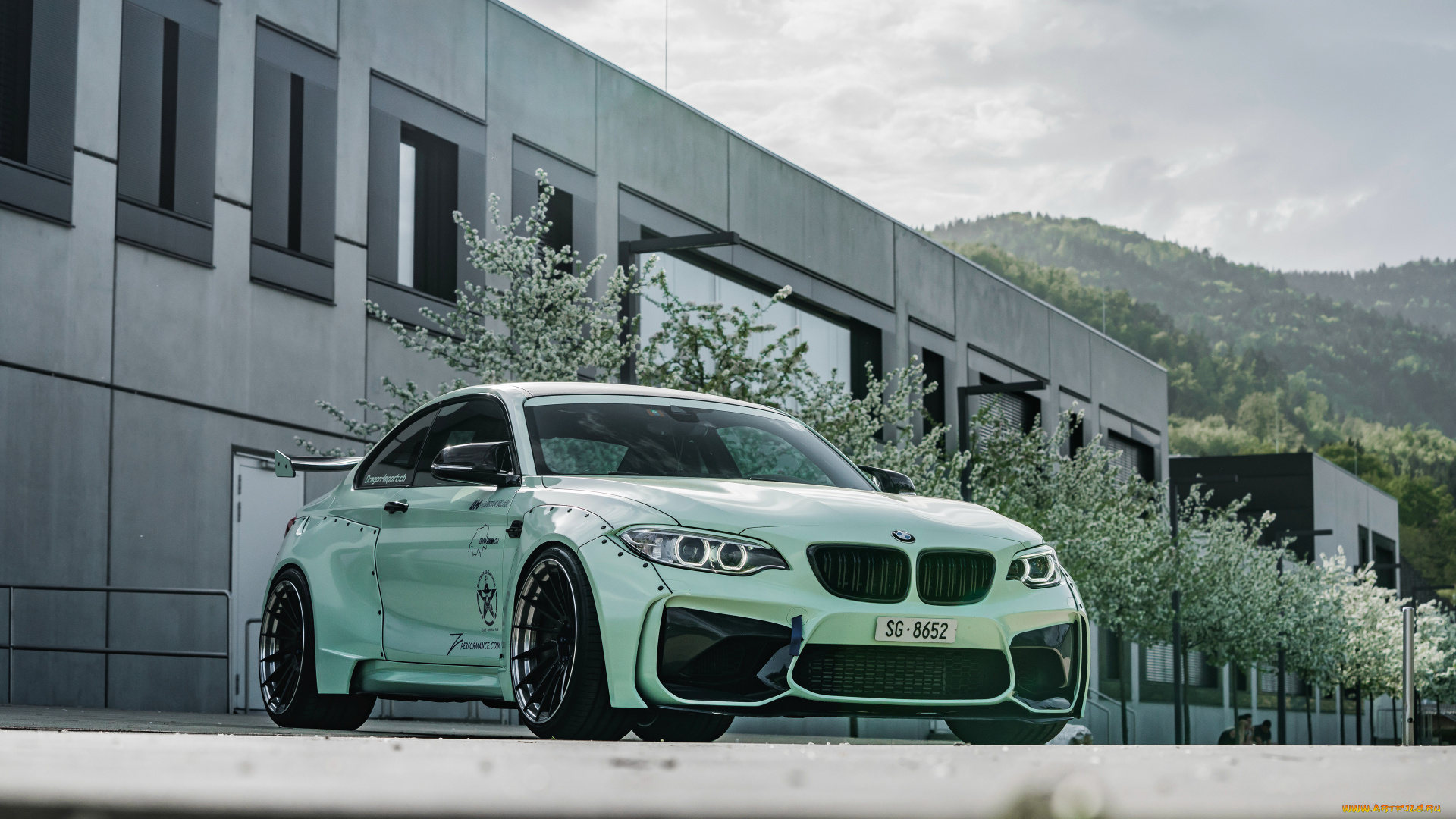 автомобили, bmw, m2, z-performance, 2018, купе, тюнинг, бмв