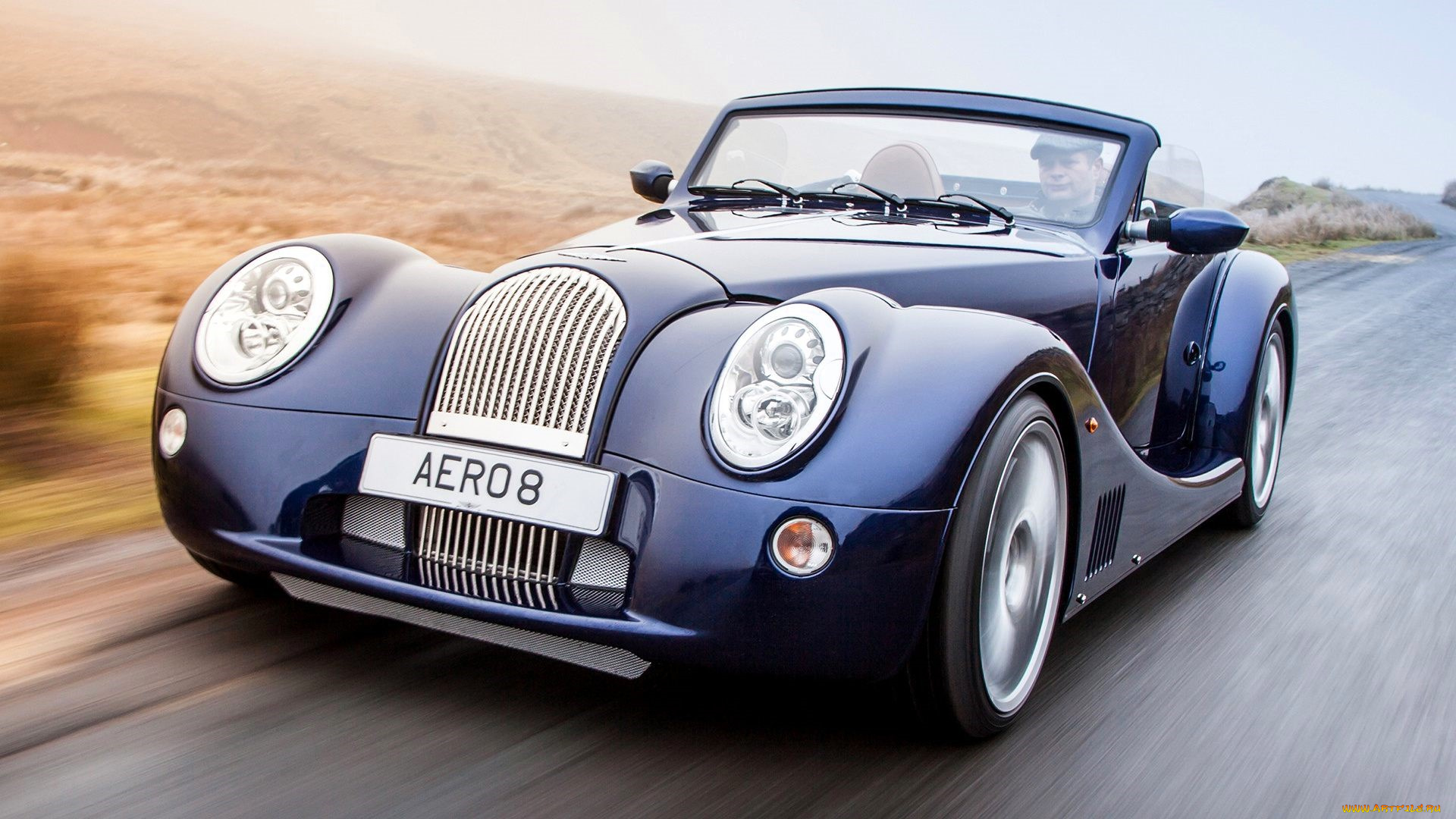 morgan, motor, company, автомобили, morgan, синий, кабриолет, скорость, дорога