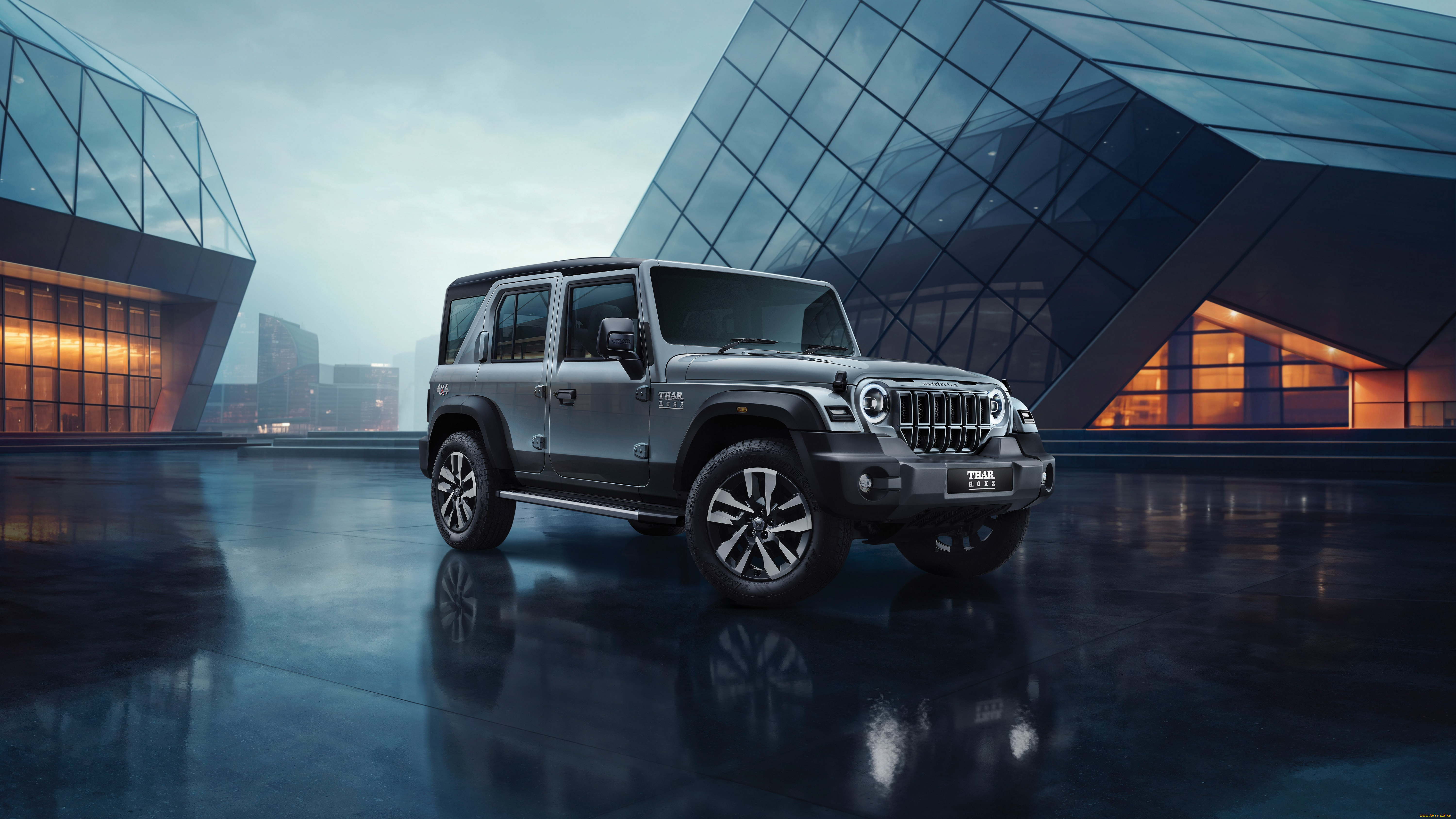 автомобили, mahindra, thar, roxx, 2024, пятидверный, внедорожник, рeинкарнация, jeep, wrangler, индия