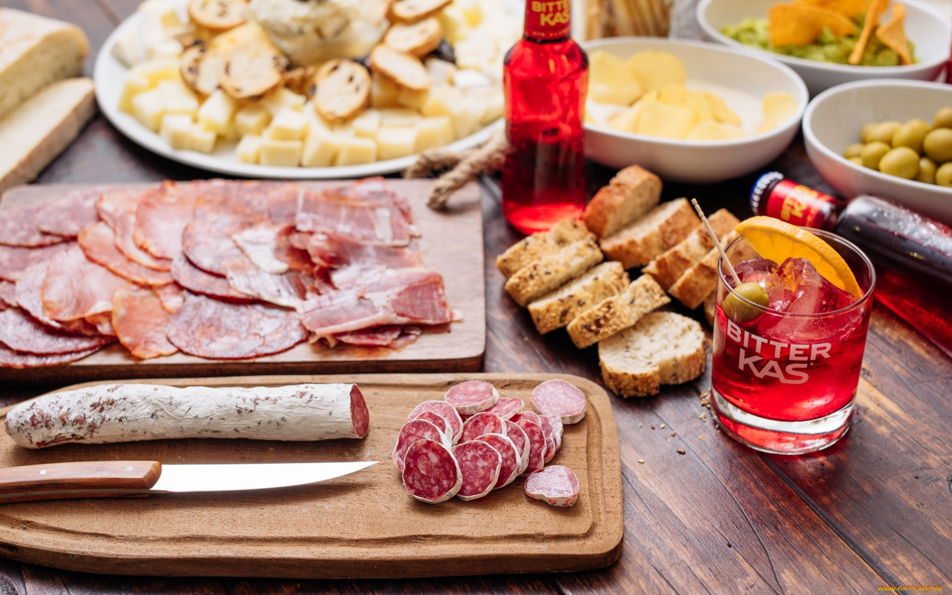 еда, колбасные, изделия, копченая, колбаса, нарезка