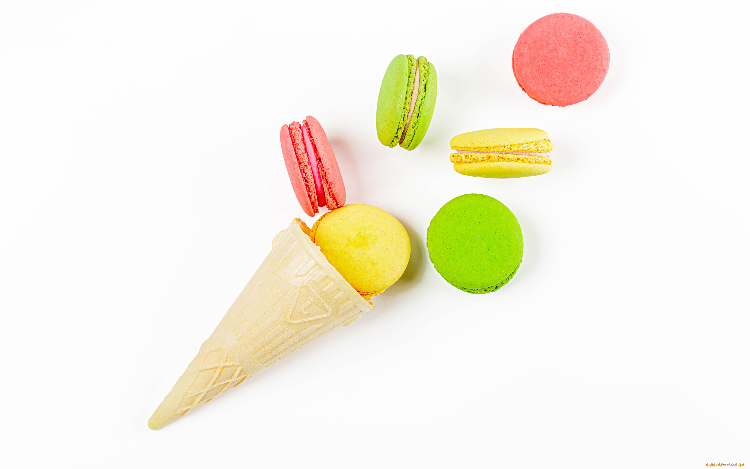 еда, макаруны, лакомство, ассорти