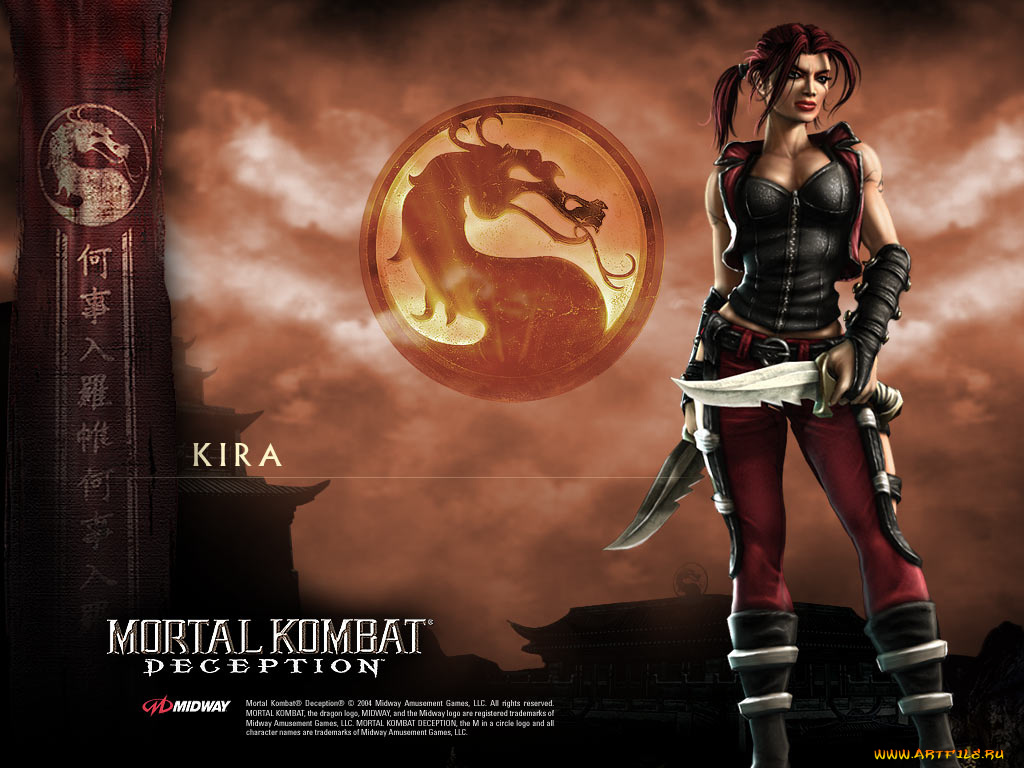 kira, видео, игры, mortal, kombat, deception