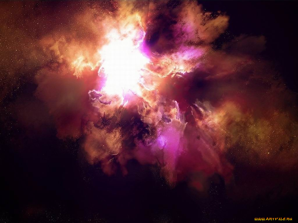 космос, галактики, туманности