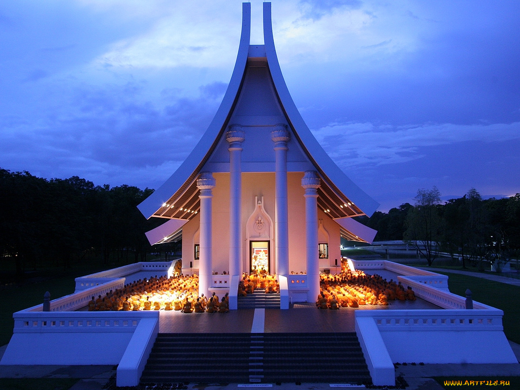 города, буддистские, другие, храмы