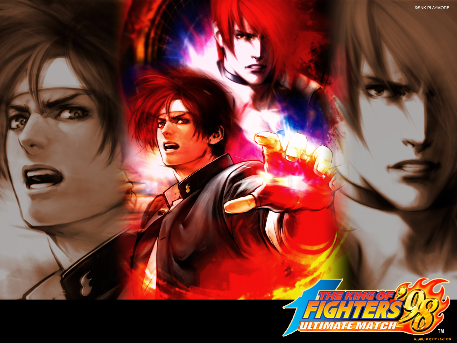 видео, игры, the, king, of, fighters, `98, ultimate, match