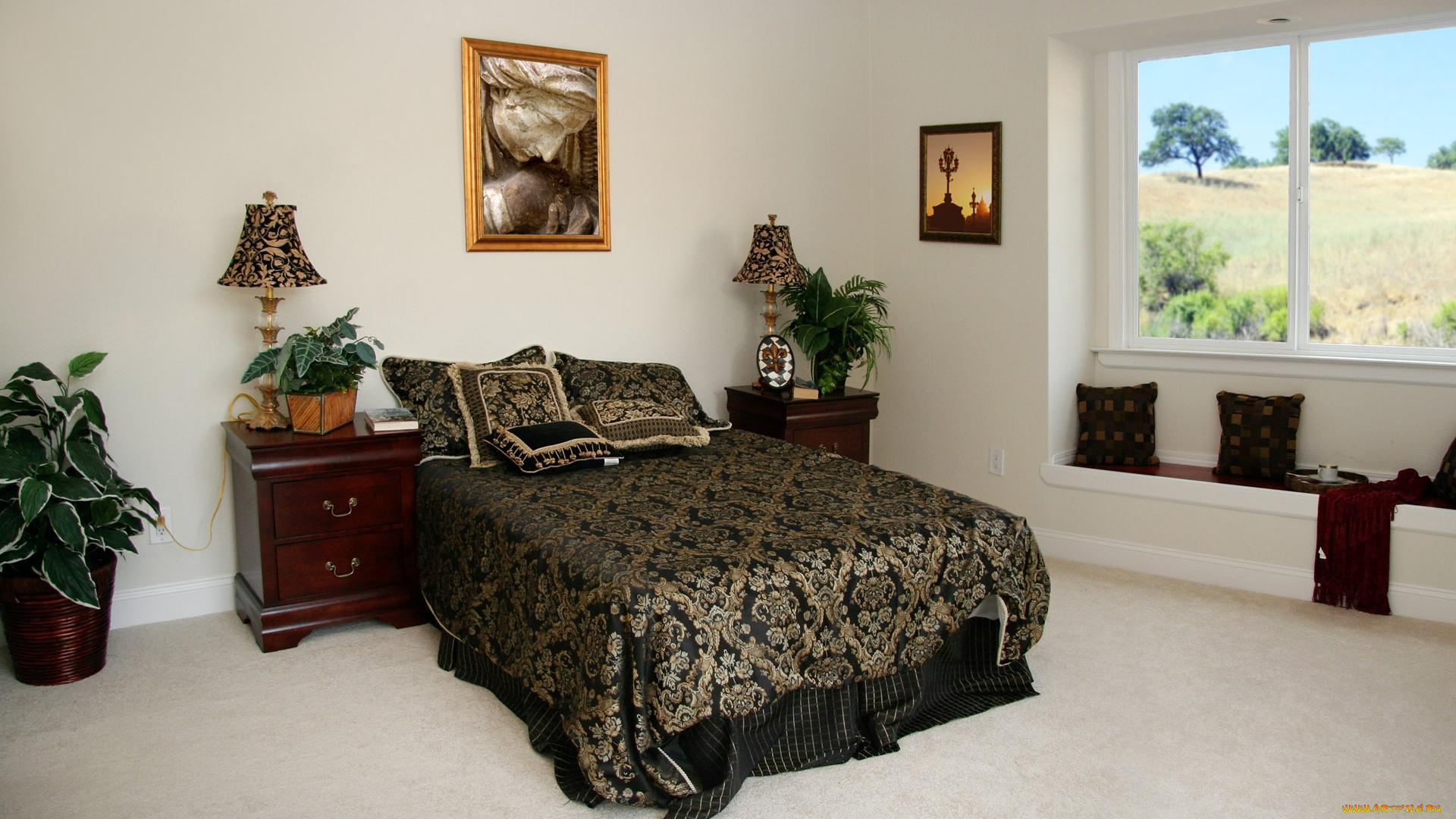 интерьер, спальня