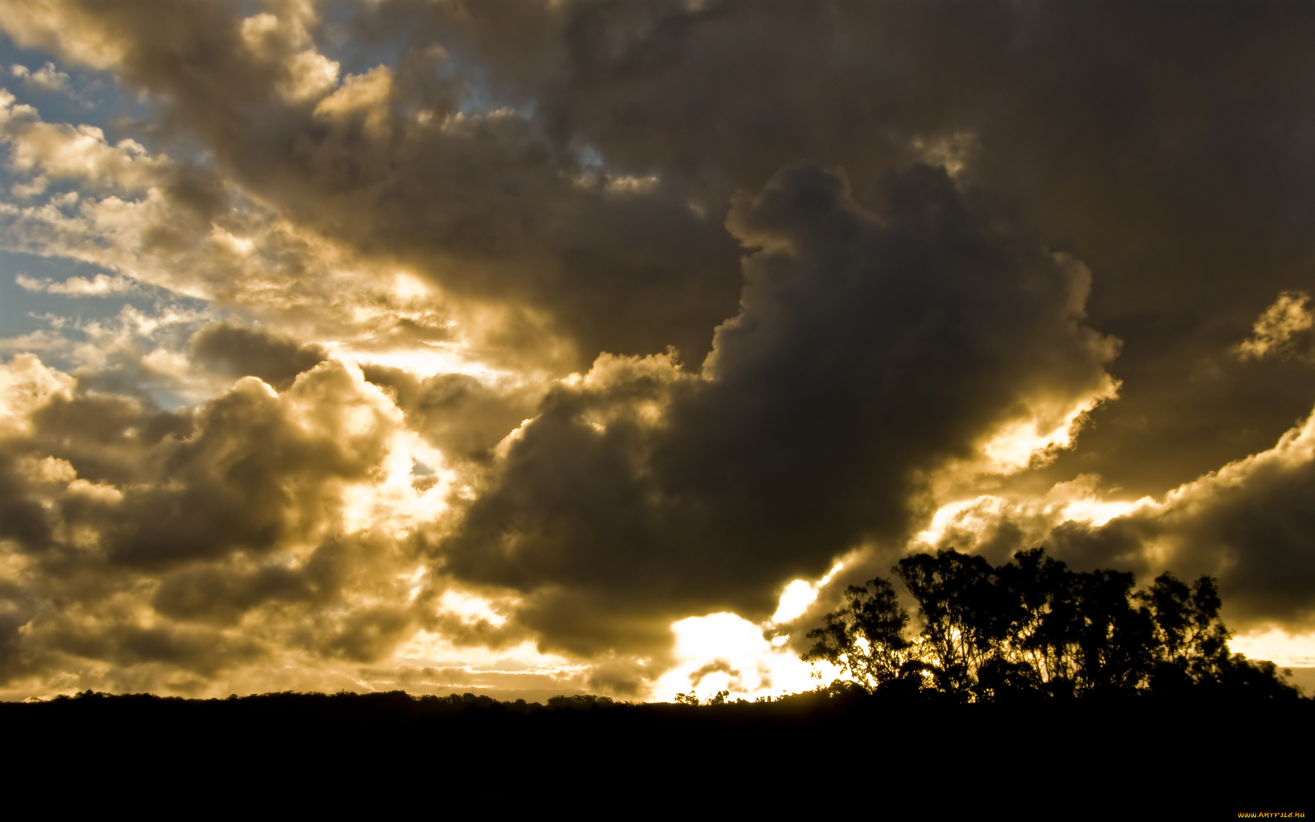 природа, облака