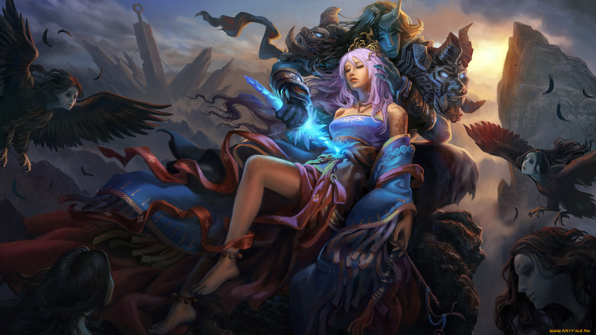 фэнтези, красавицы, чудовища