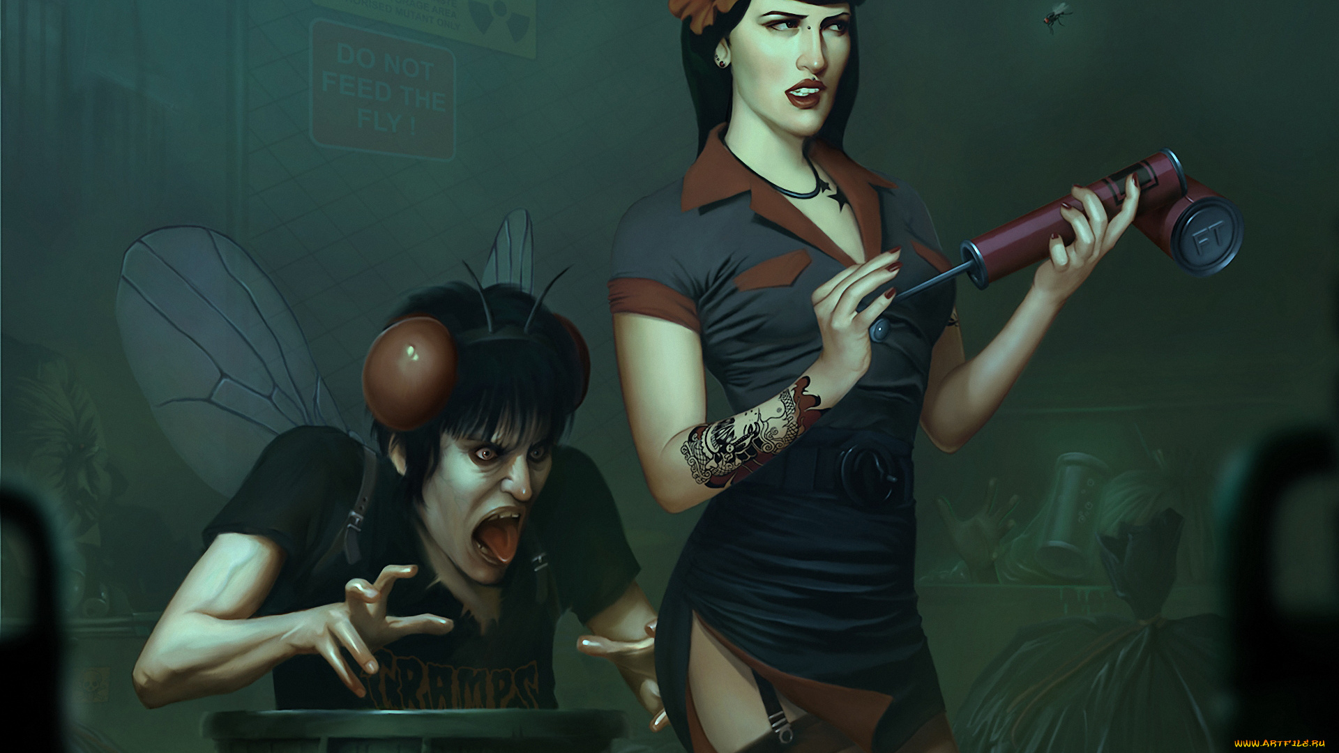 humanfly, фэнтези, красавицы, чудовища