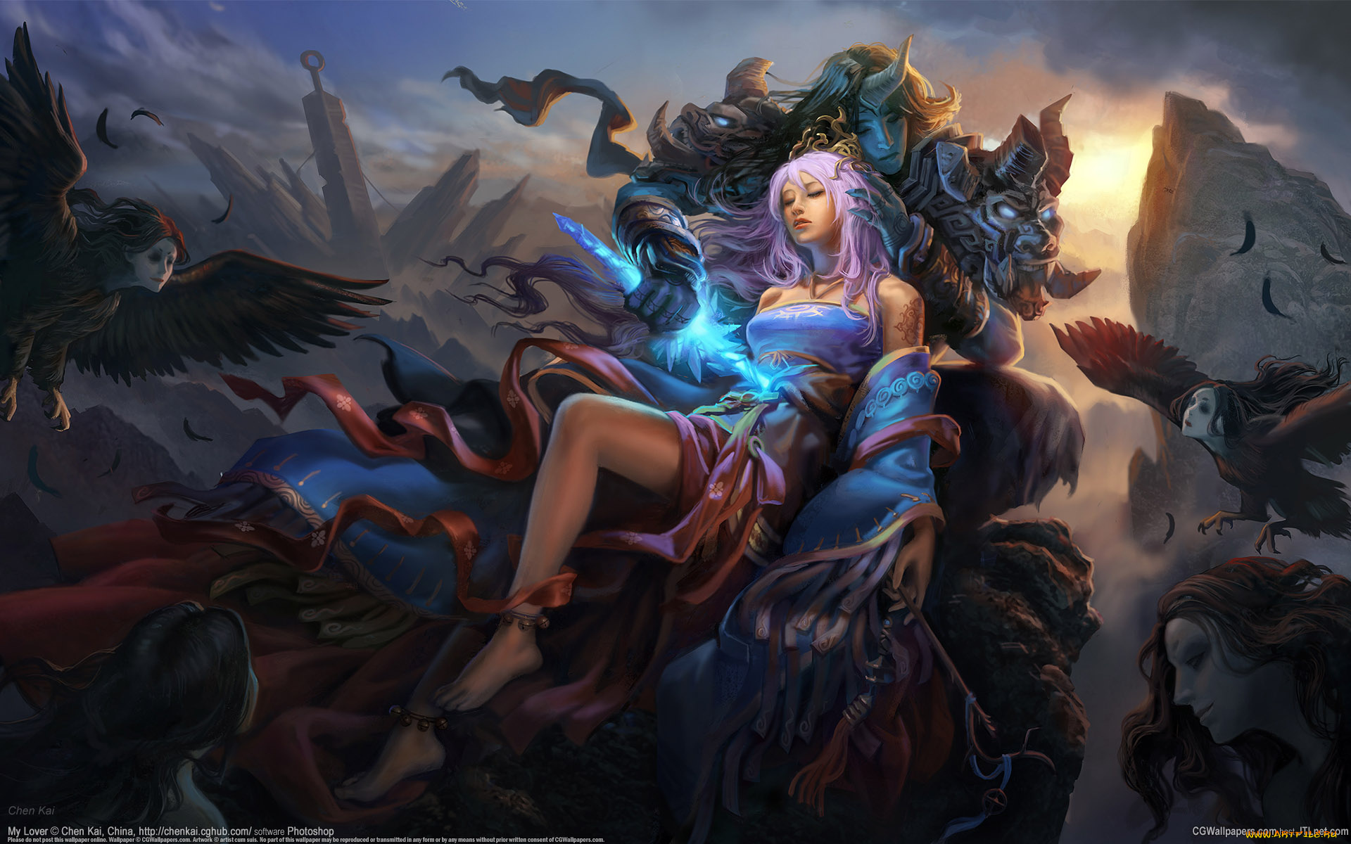 фэнтези, красавицы, чудовища