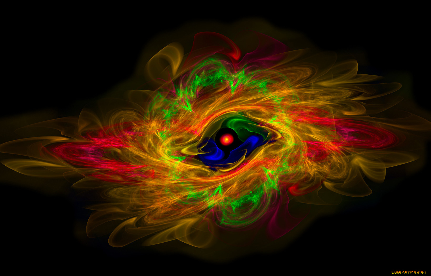 3д, графика, fractal, фракталы, узор, абстракция, тёмный