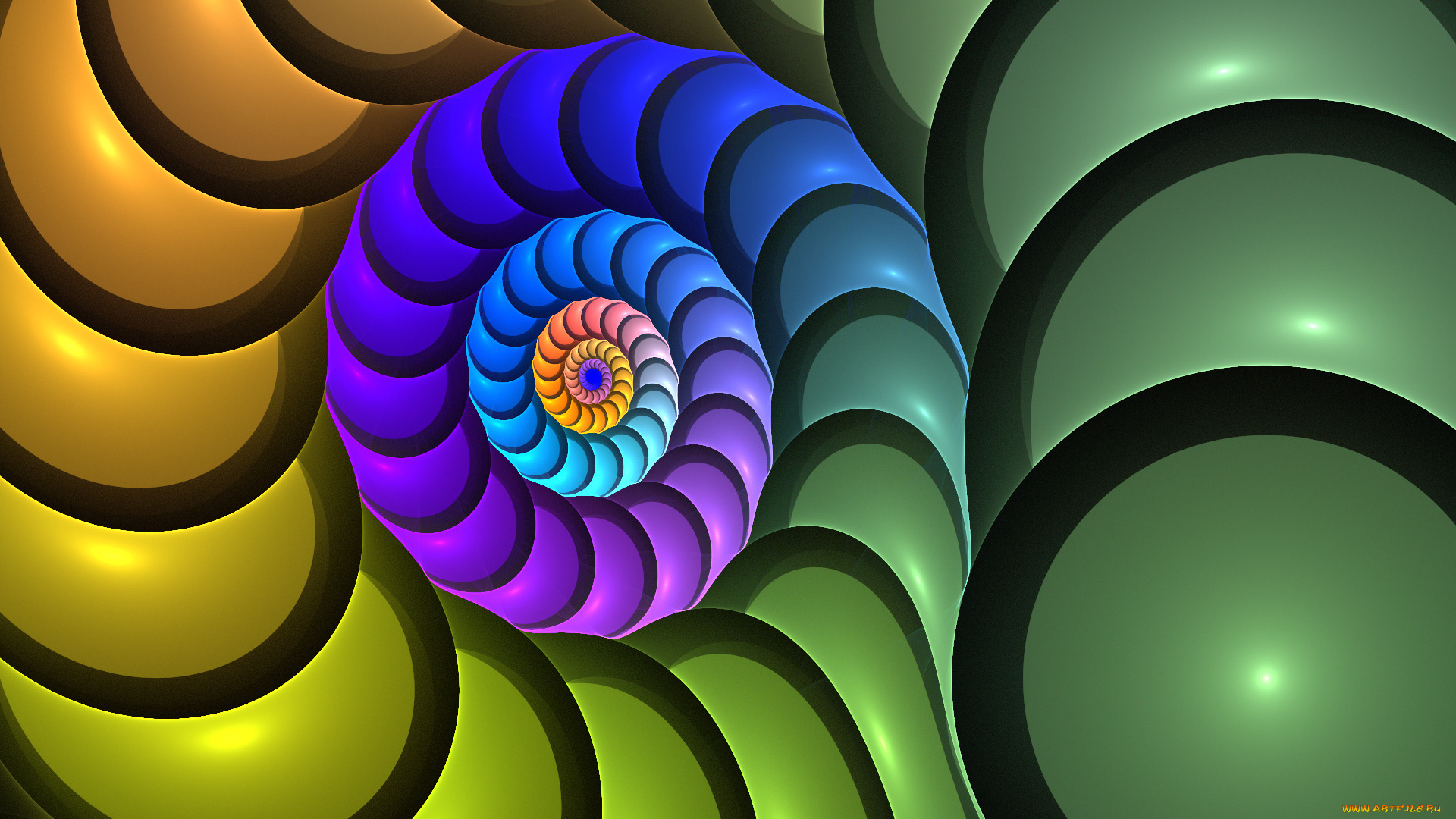 3д, графика, fractal, фракталы, узор, тёмный, фрактал