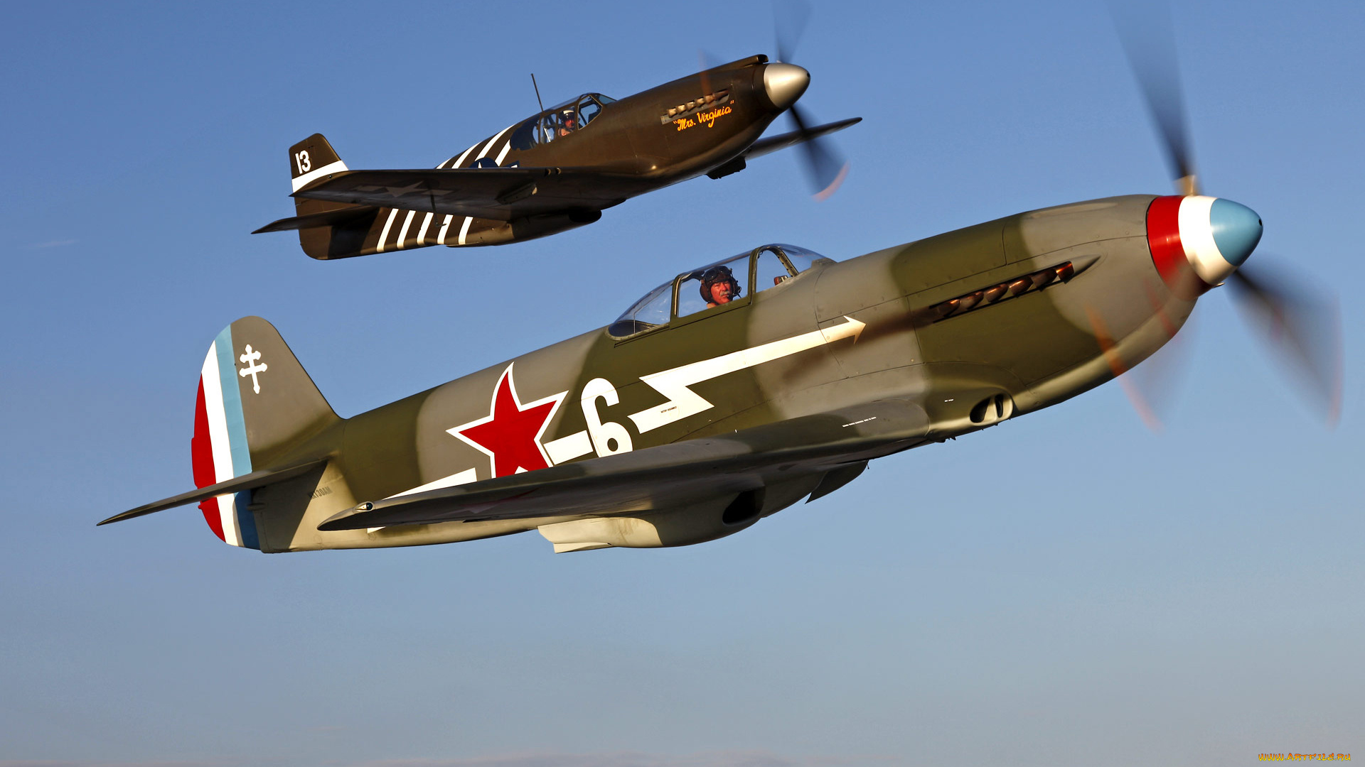 авиация, разные, вместе, yak-3