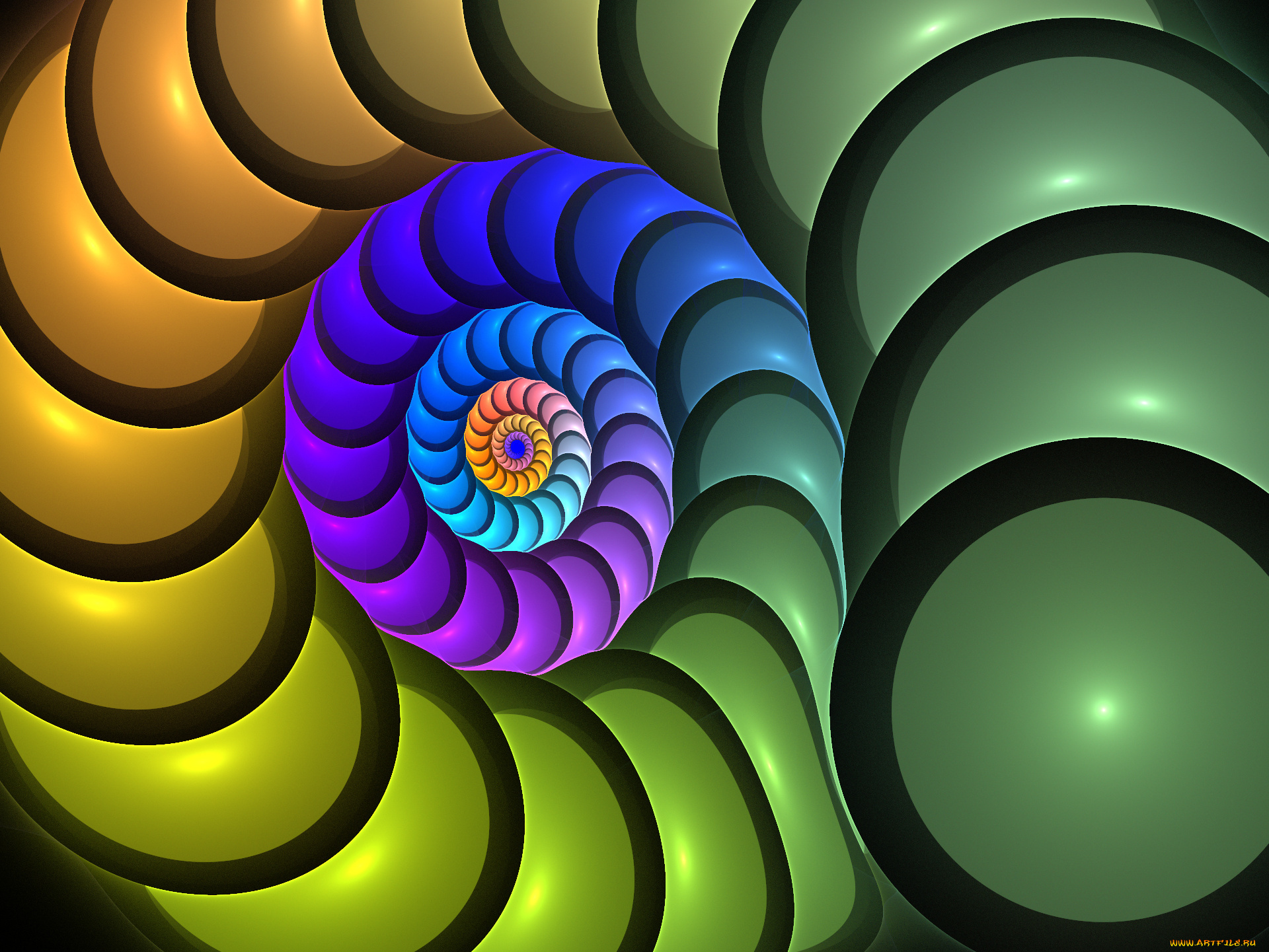 3д, графика, fractal, фракталы, узор, тёмный, фрактал