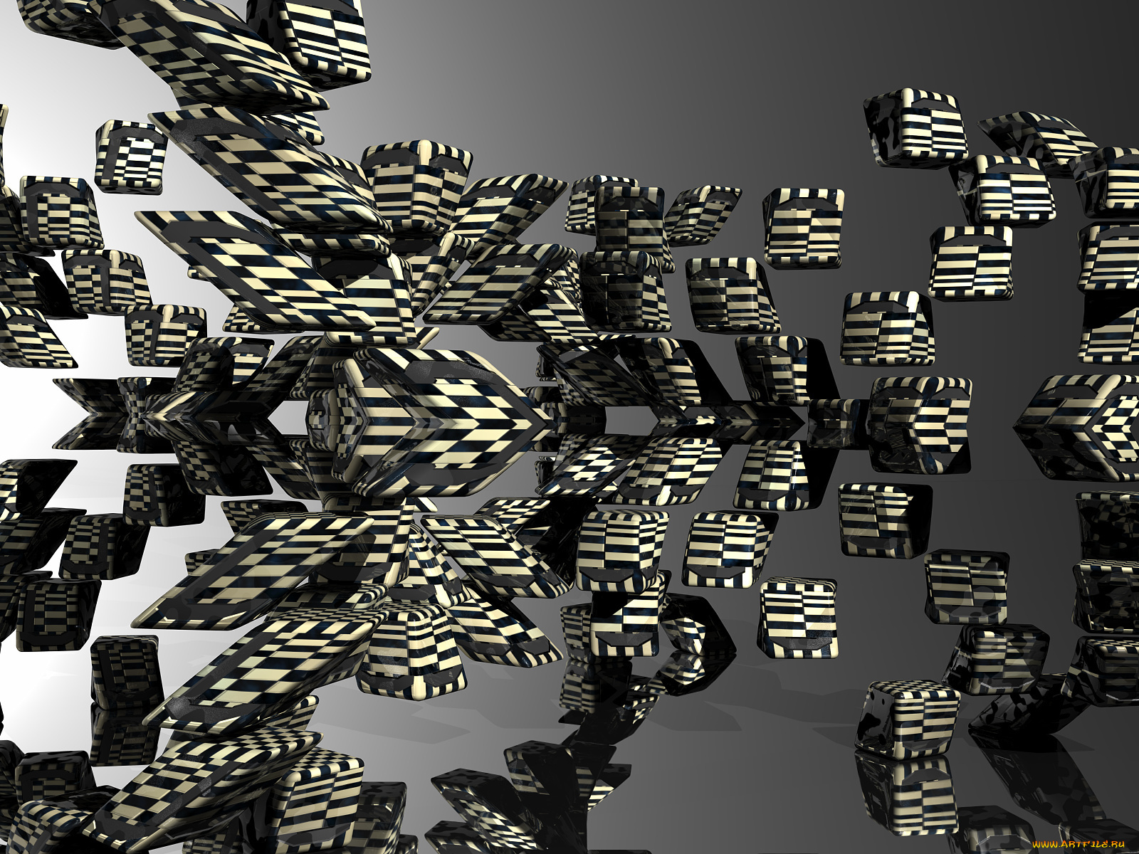 3д, графика, fractal, фракталы, узор, цвета, фон