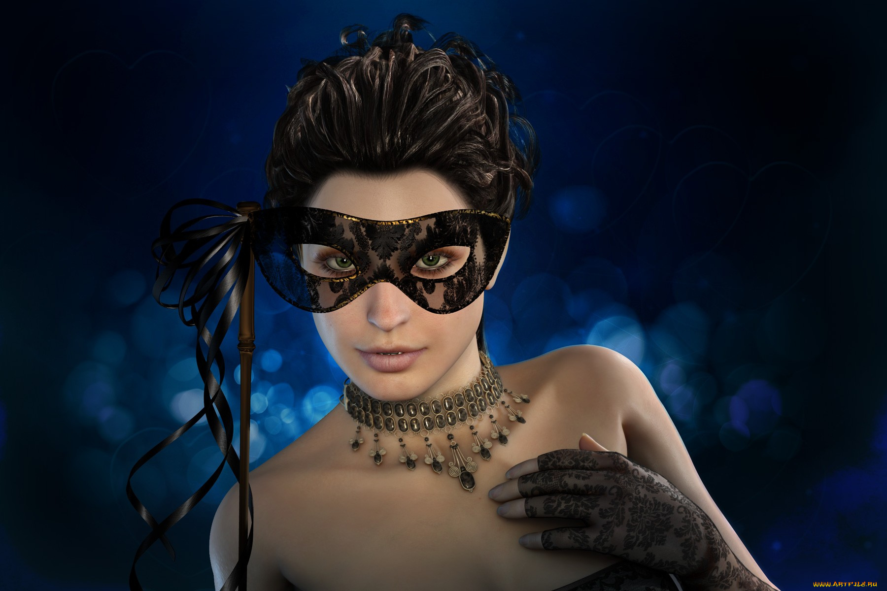 3д, графика, people, люди, маска, лицо