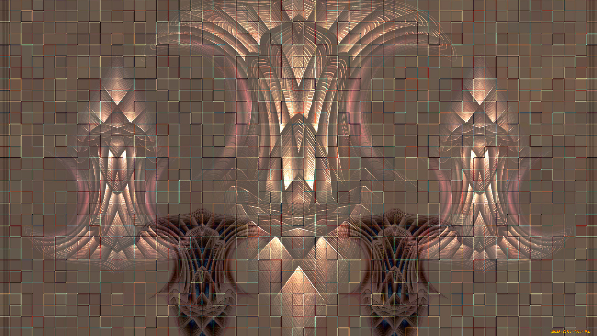 3д, графика, fractal, фракталы, цвета, фон, узор