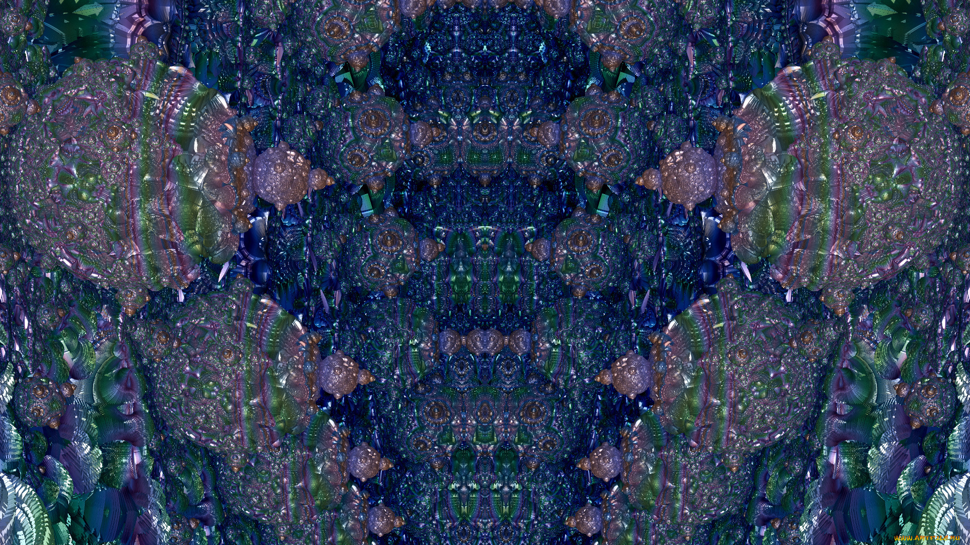 3д, графика, fractal, фракталы, узор, цвета, фон