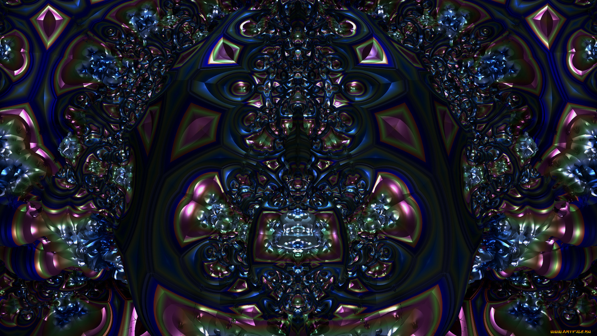 3д, графика, fractal, фракталы, узор, цвета, фон