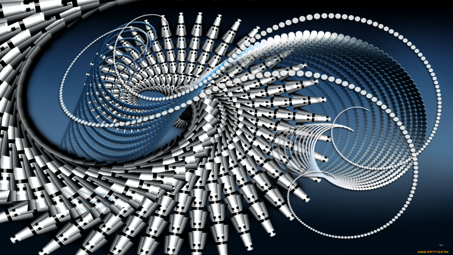 3д, графика, fractal, фракталы, узор, цвета, фон