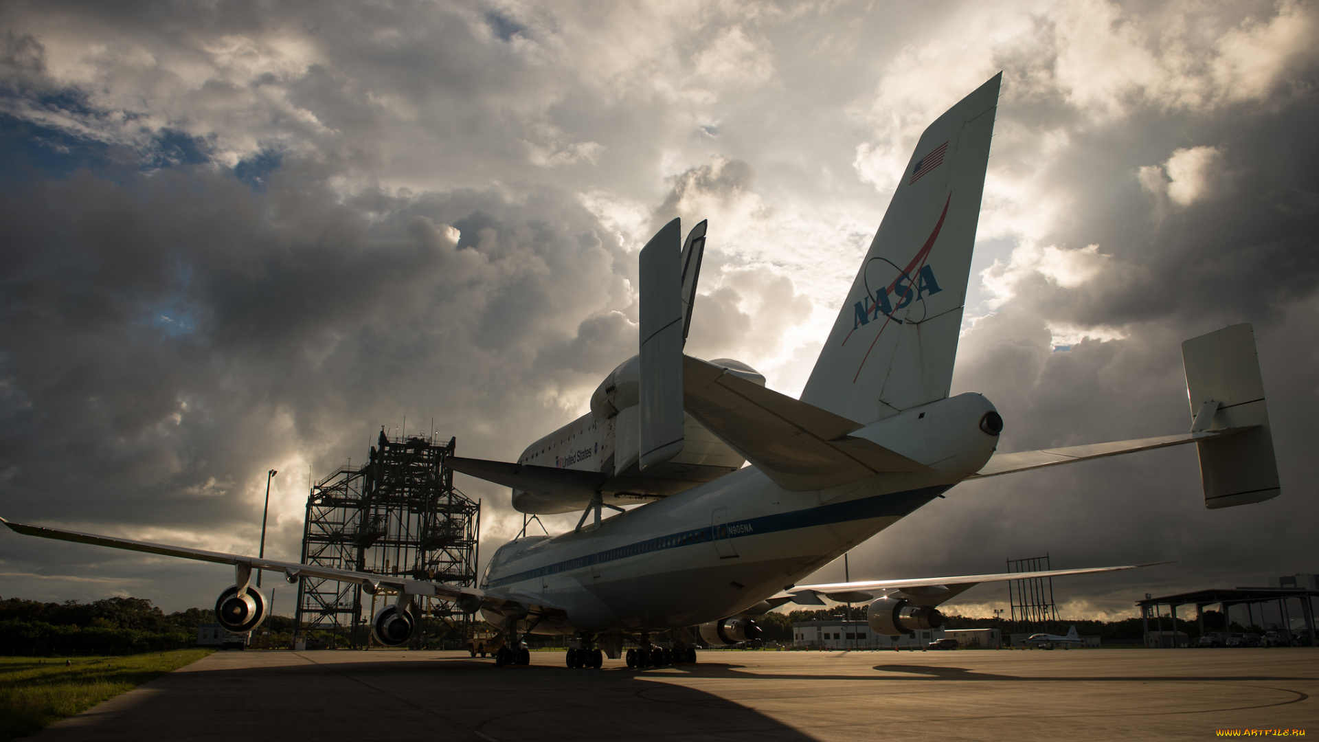 nasa, авиация, разные, вместе, челнок, боинг, перевозка