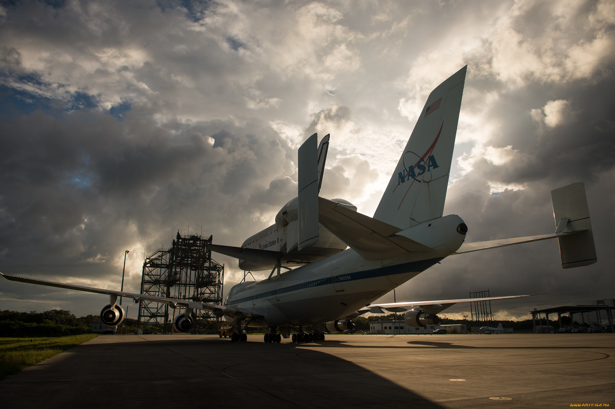 nasa, авиация, разные, вместе, челнок, боинг, перевозка