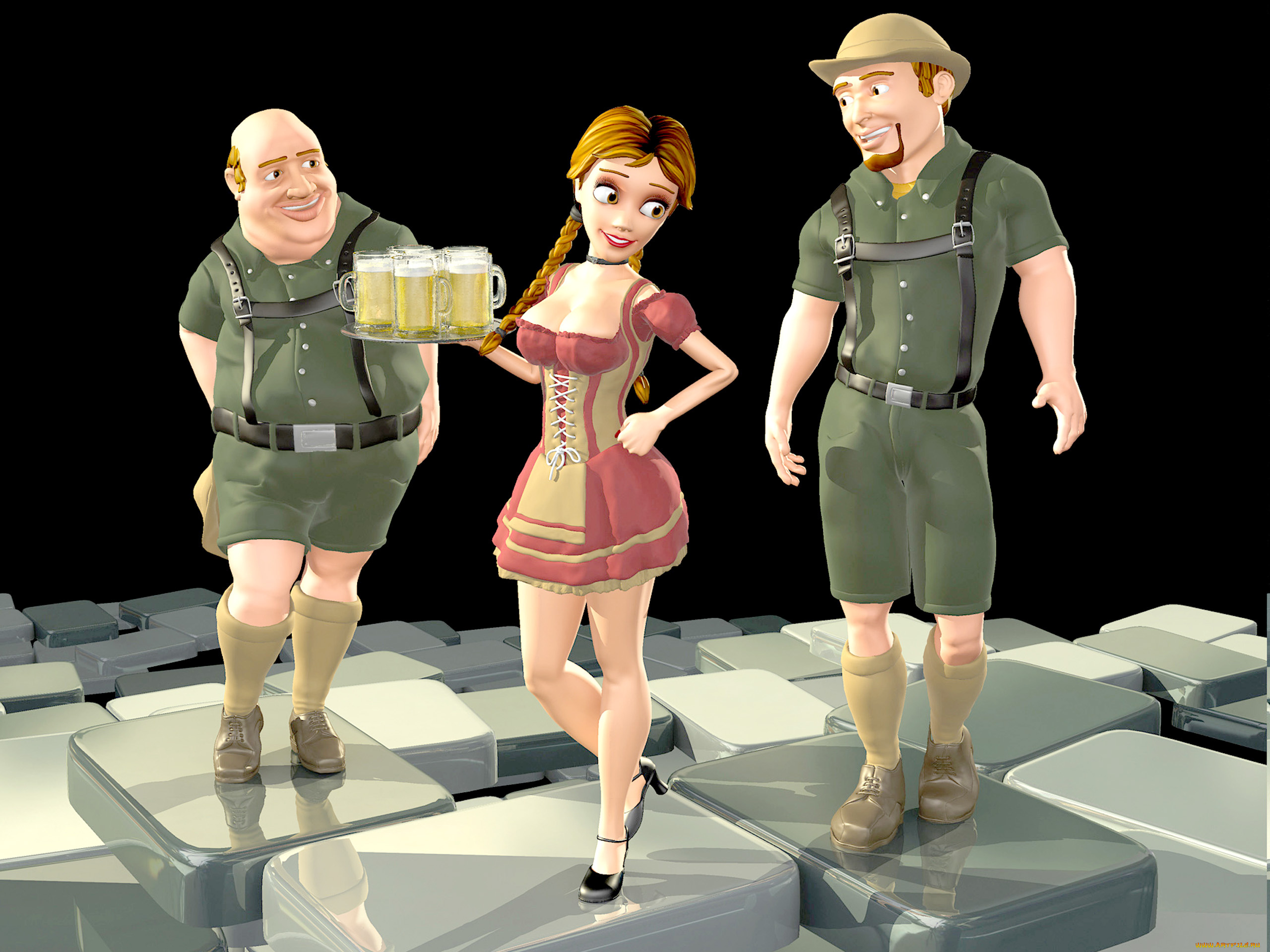 3д, графика, people, люди