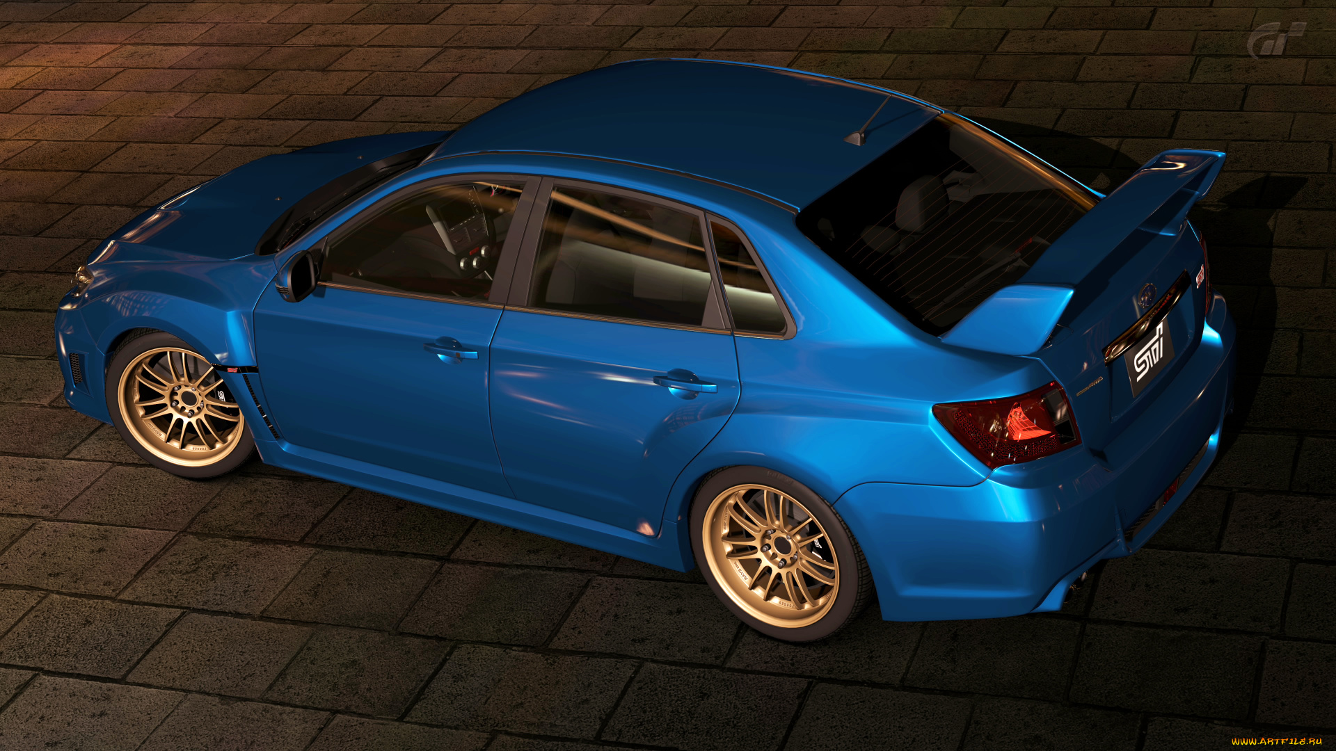 автомобили, 3д, impreza, subaru