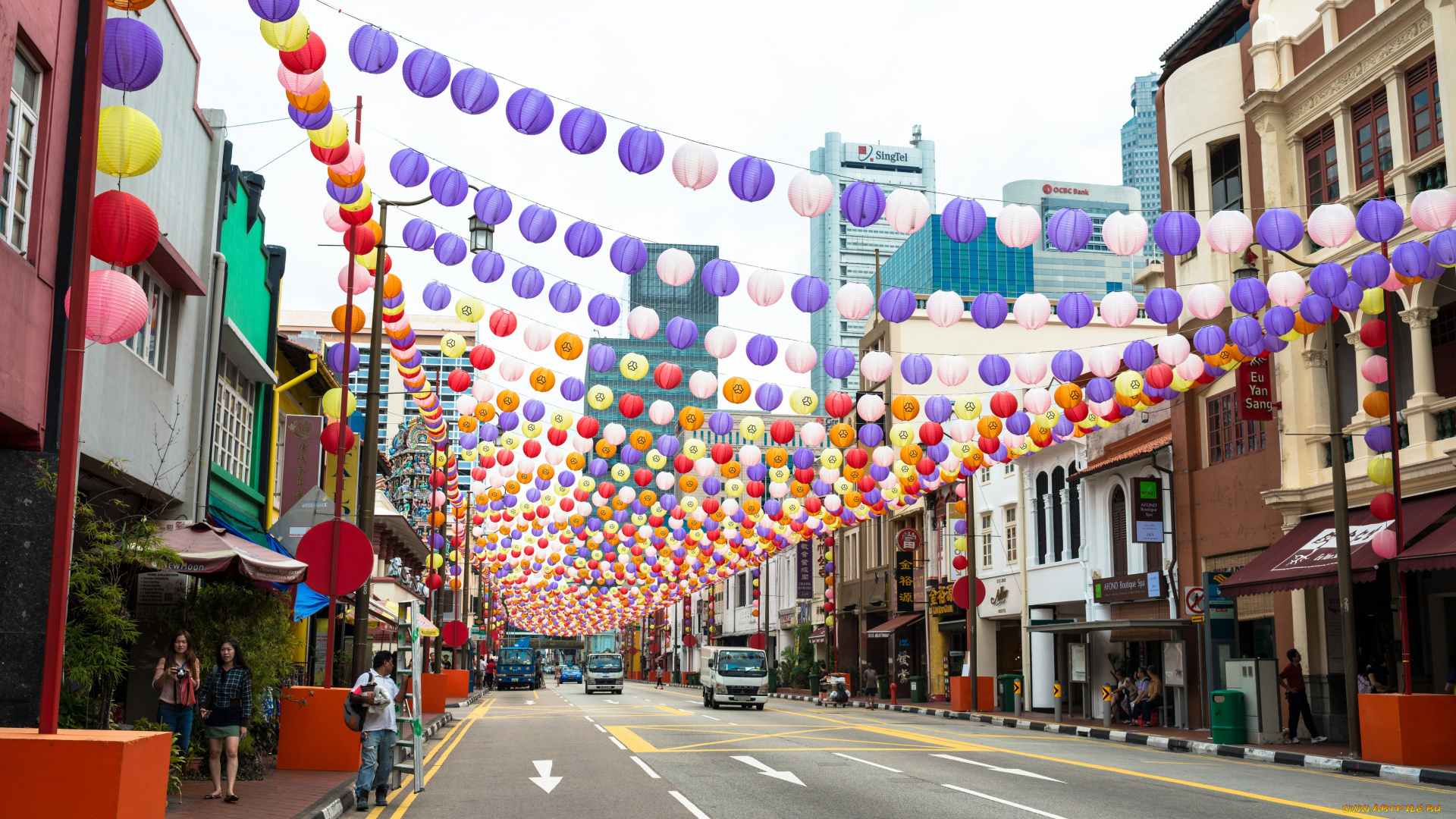 города, сингапур, китай-город