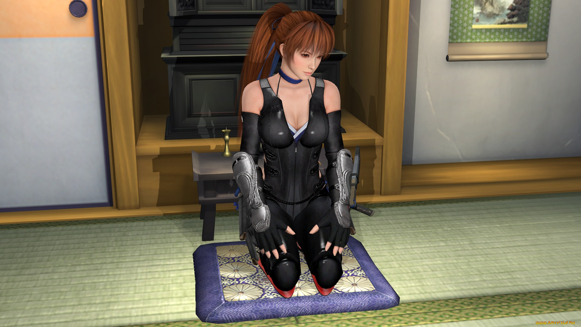 3д, графика, аниме, , anime, взгляд, девушка