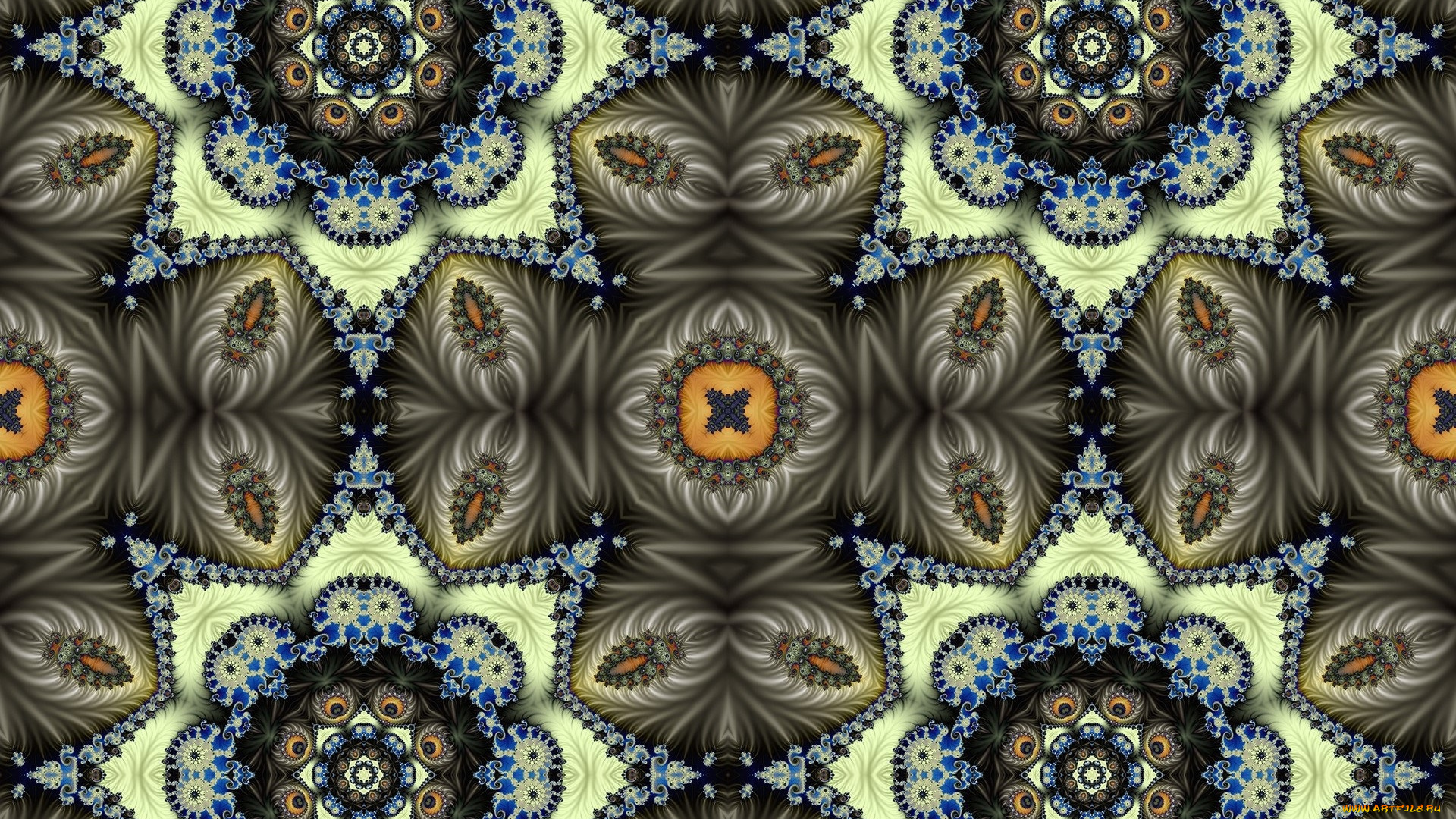 3д, графика, фракталы, , fractal, узор, фон, цвета