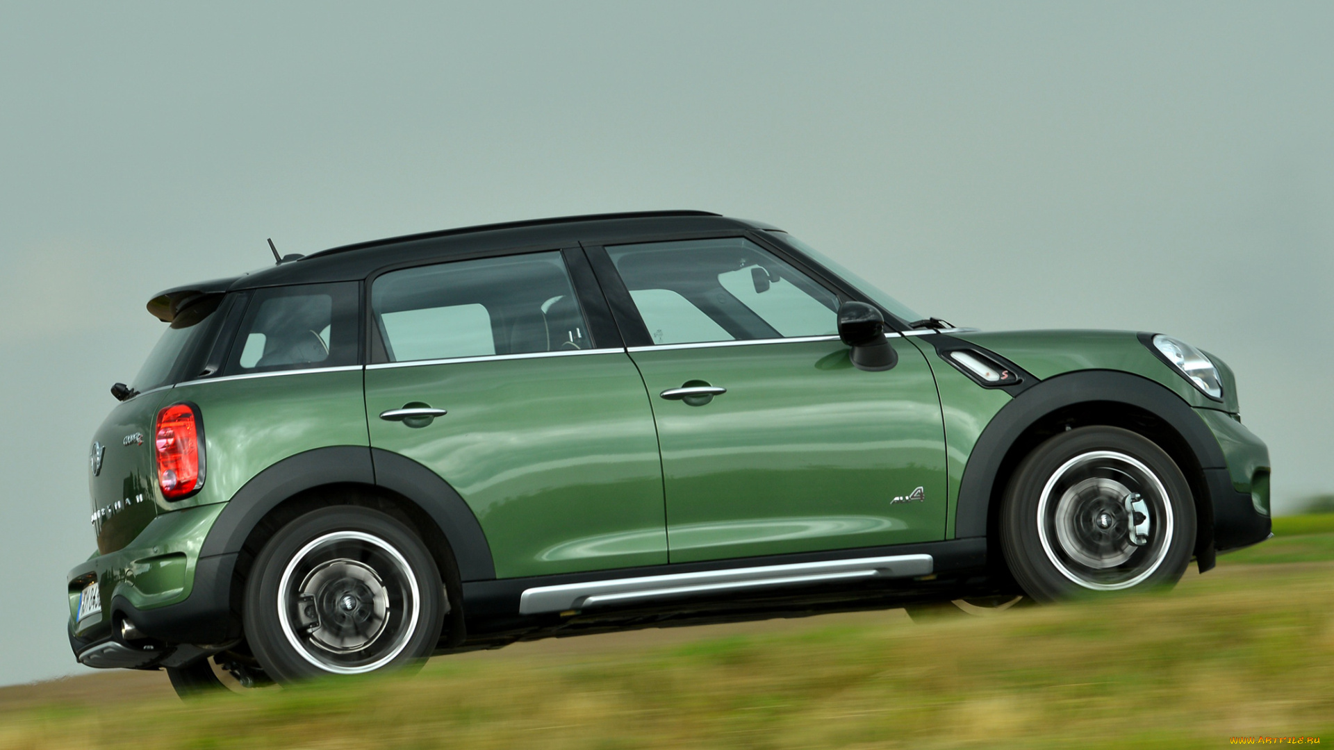 автомобили, mini, 2014г, зеленый, r60, s, countryman, cooper